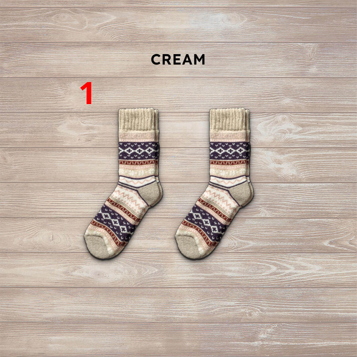 Chaussette NORDIC laine mélangé