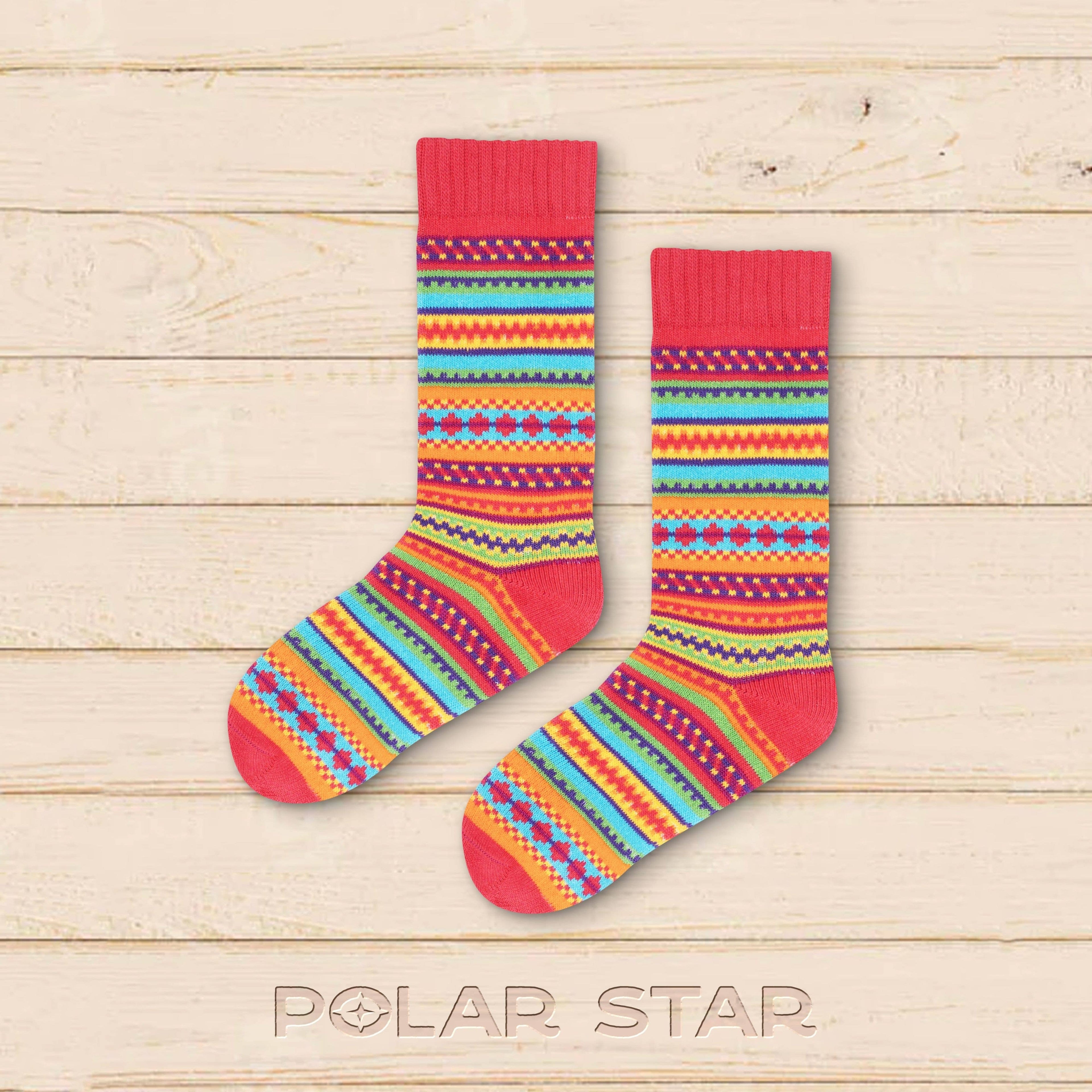 chaussette de noël chaude coton