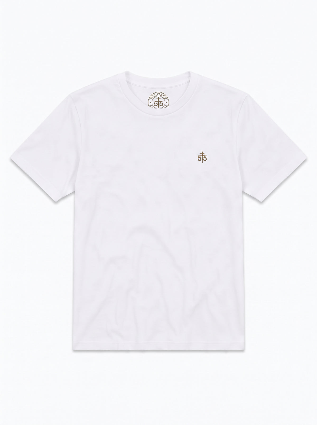 Tee shirt HERITAGE 55 - Croix de Lorraine N°1 blanc