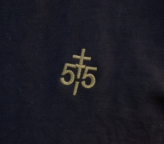 Tee shirt HERITAGE 55 - Croix de Lorraine N°1 Noir