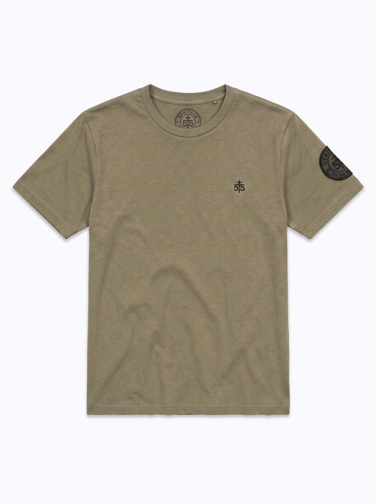 Tee shirt HERITAGE 55 - croix de lorraine N°2 kaki