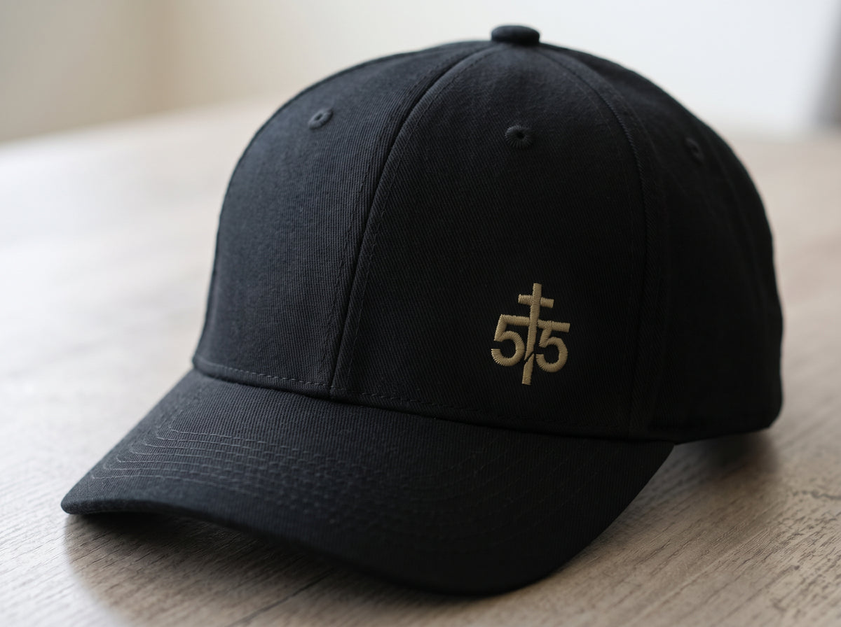 casquette HERITAGE 55 - Croix de Lorraine N°1 Noir