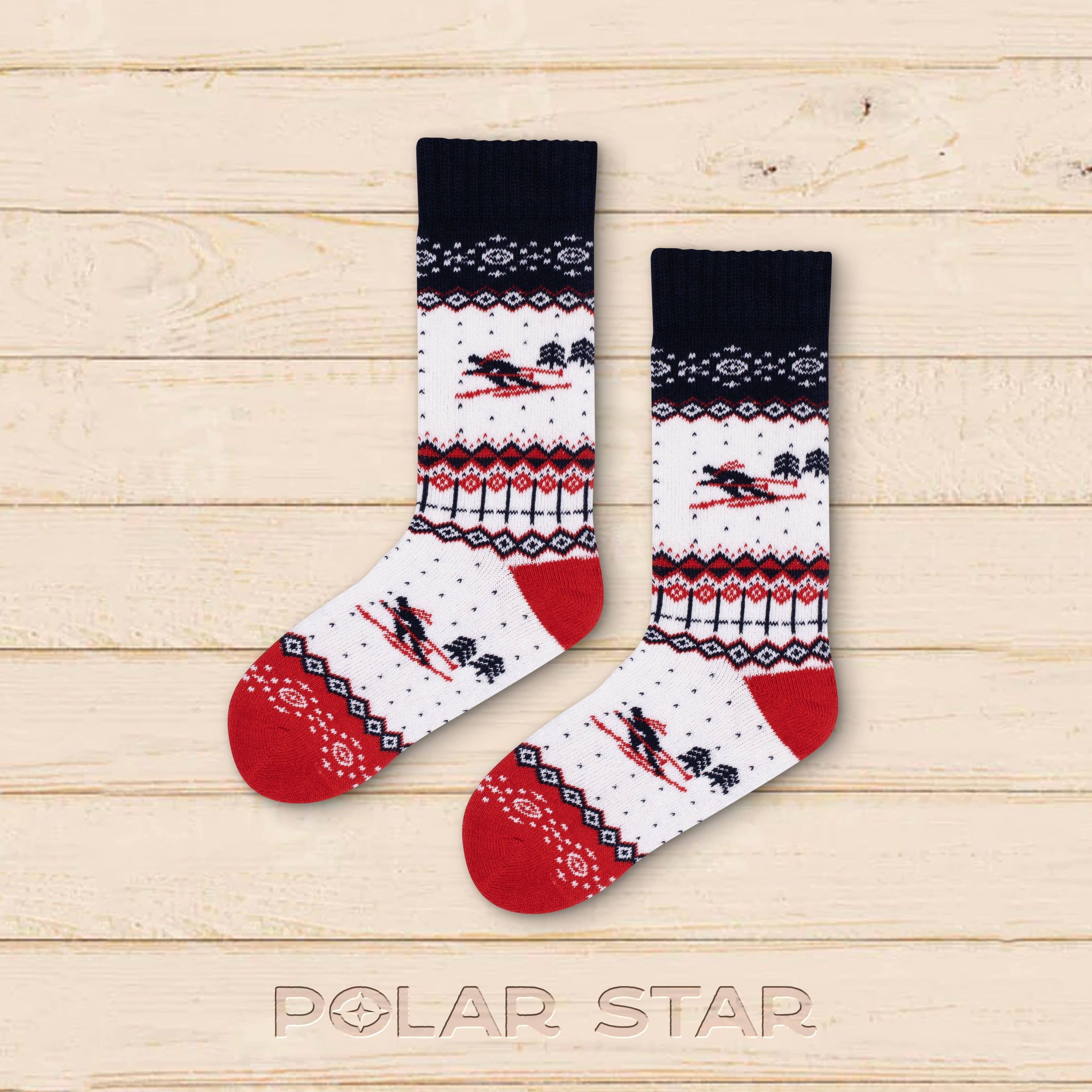 chaussette de noël chaude coton